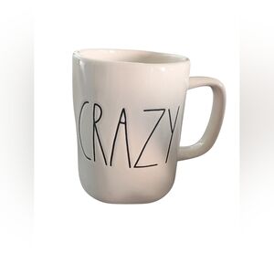 Rae Dunn Ceramic "Crazy" Mug